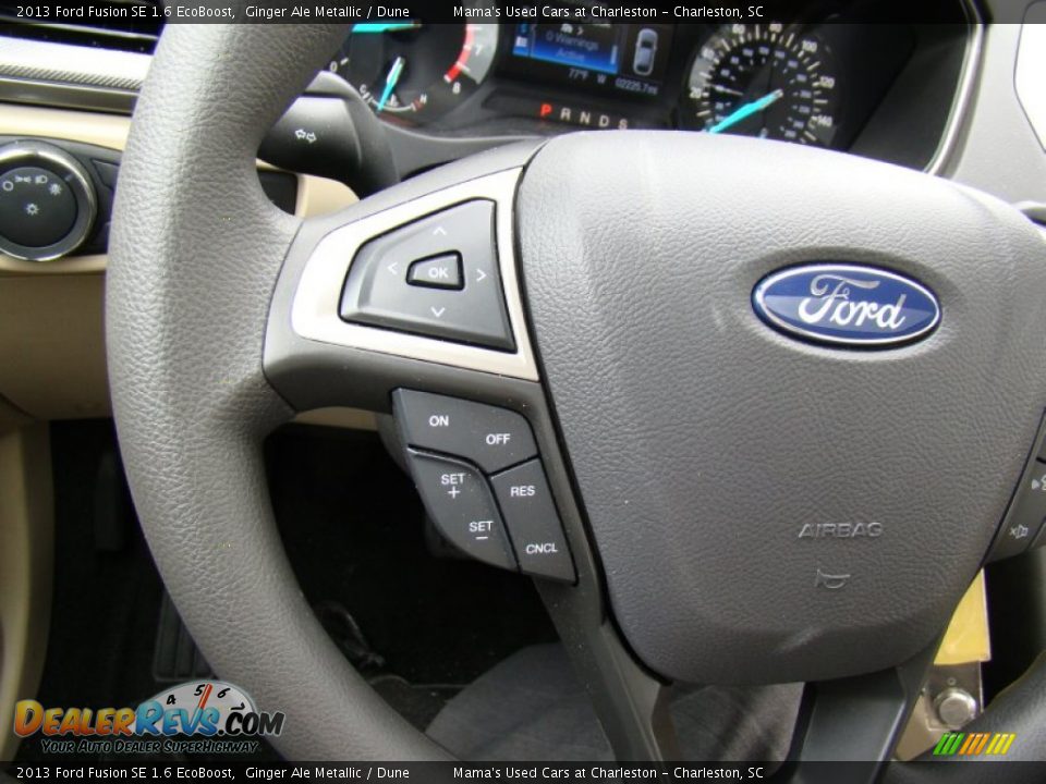 2013 Ford Fusion SE 1.6 EcoBoost Ginger Ale Metallic / Dune Photo #20