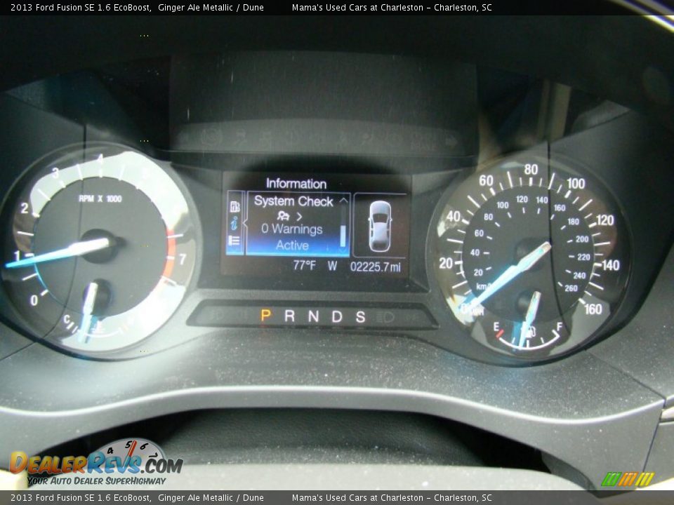 2013 Ford Fusion SE 1.6 EcoBoost Gauges Photo #22