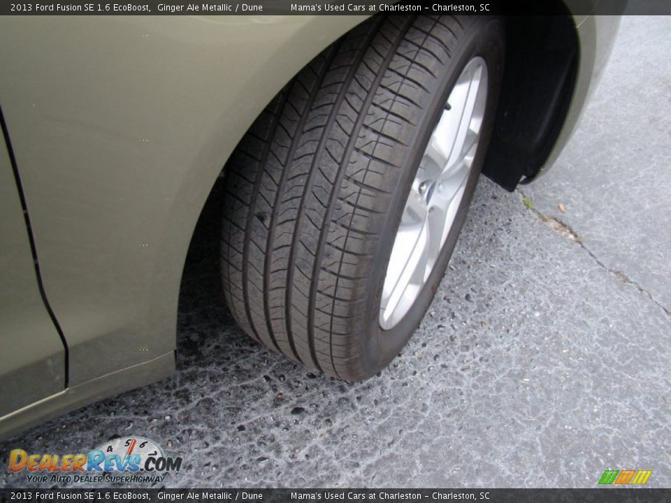 2013 Ford Fusion SE 1.6 EcoBoost Ginger Ale Metallic / Dune Photo #25
