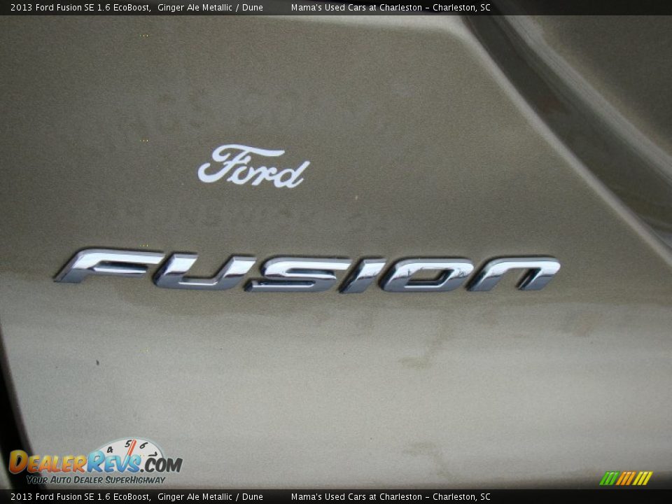 2013 Ford Fusion SE 1.6 EcoBoost Ginger Ale Metallic / Dune Photo #32