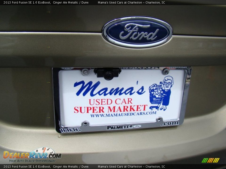 2013 Ford Fusion SE 1.6 EcoBoost Ginger Ale Metallic / Dune Photo #34