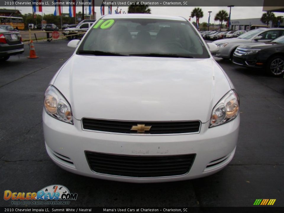 2010 Chevrolet Impala LS Summit White / Neutral Photo #3