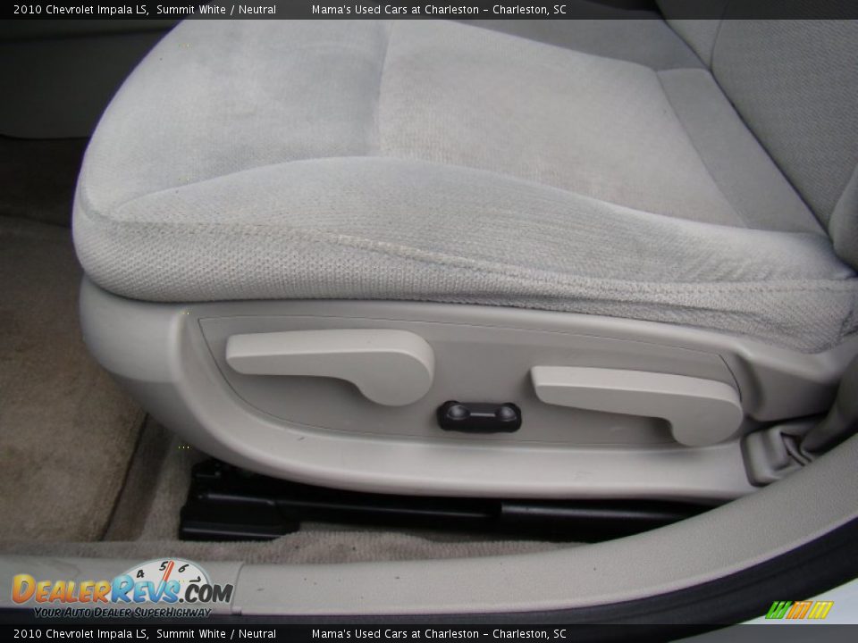 2010 Chevrolet Impala LS Summit White / Neutral Photo #10