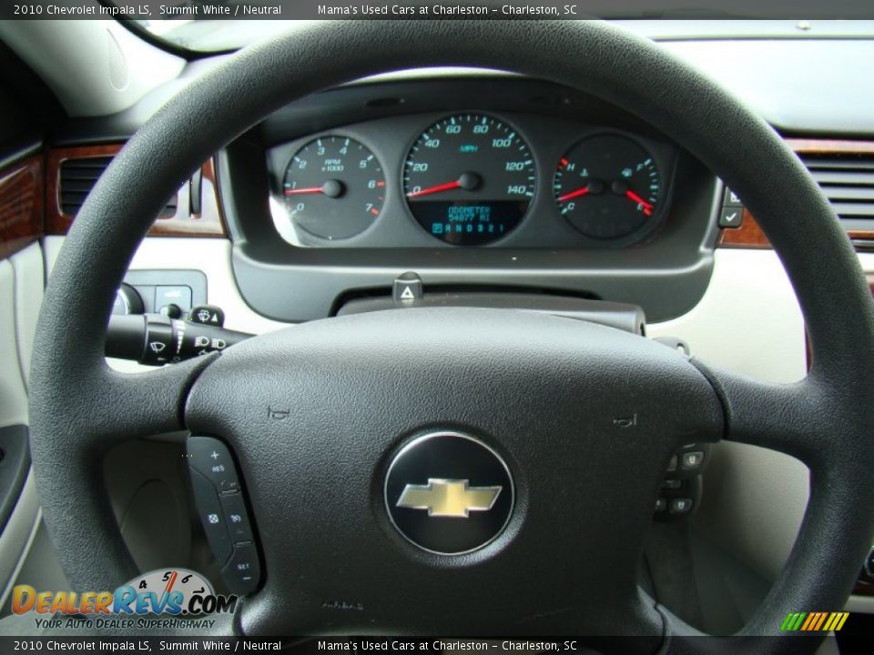 2010 Chevrolet Impala LS Summit White / Neutral Photo #18