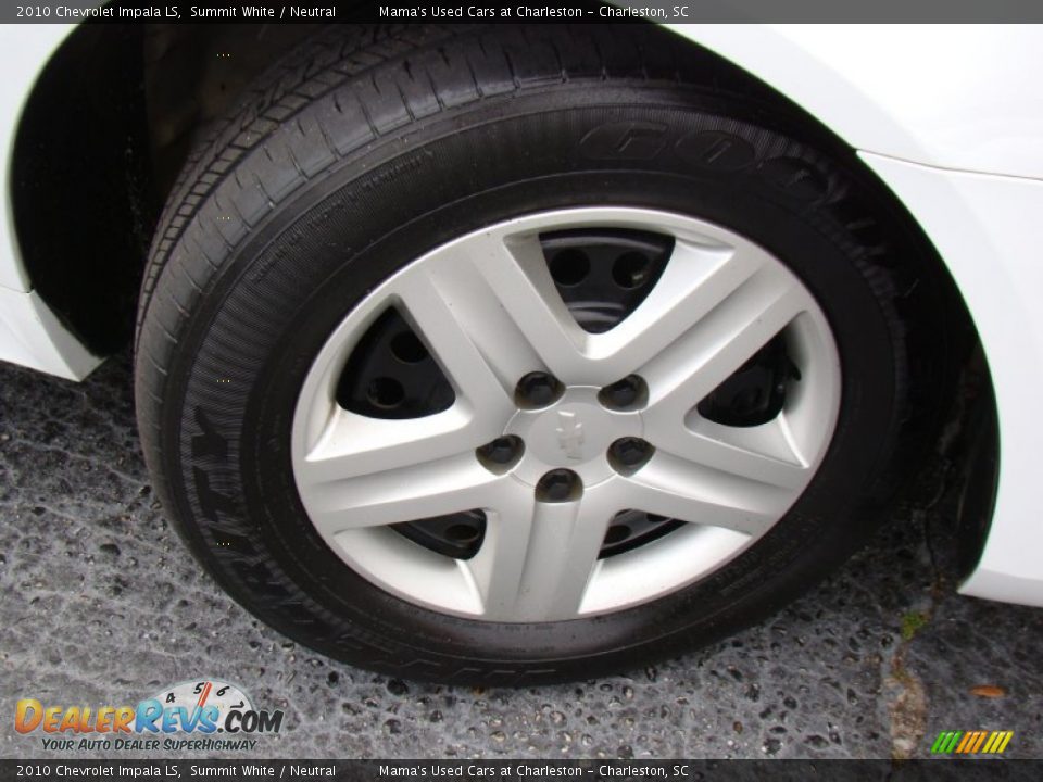 2010 Chevrolet Impala LS Summit White / Neutral Photo #25