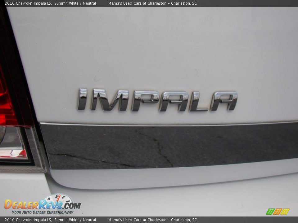 2010 Chevrolet Impala LS Summit White / Neutral Photo #30