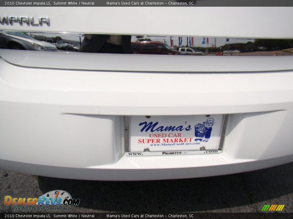 2010 Chevrolet Impala LS Summit White / Neutral Photo #32