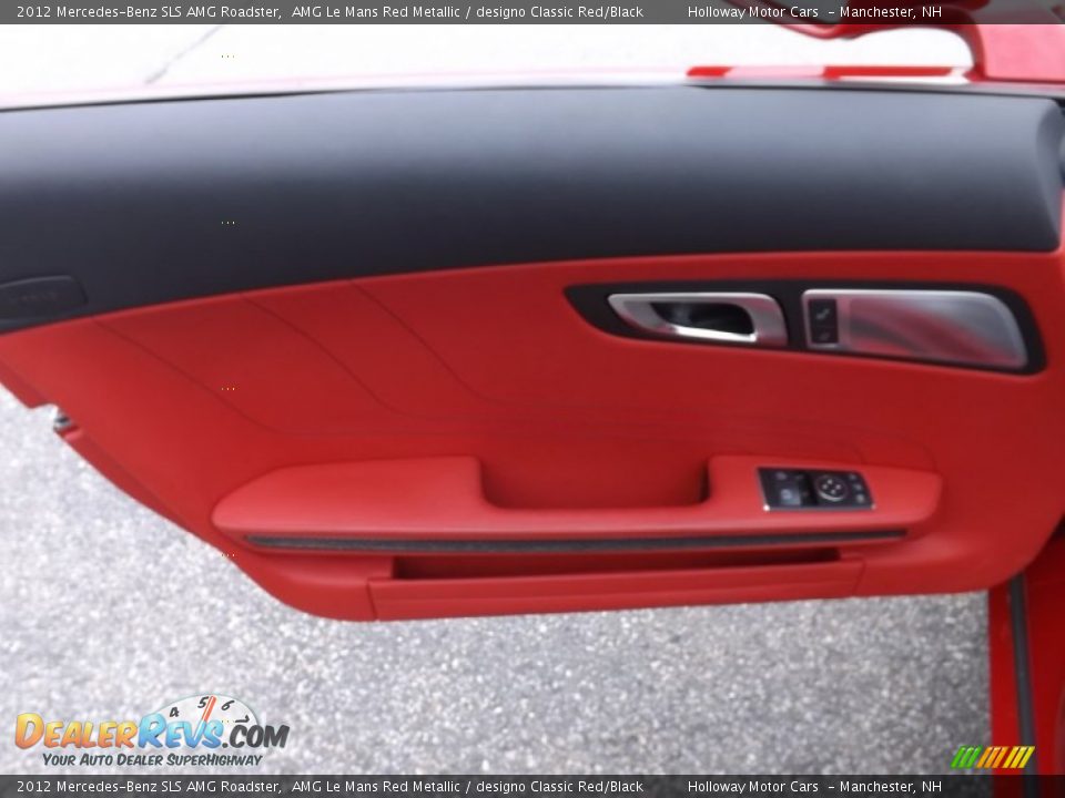 2012 Mercedes-Benz SLS AMG Roadster AMG Le Mans Red Metallic / designo Classic Red/Black Photo #11