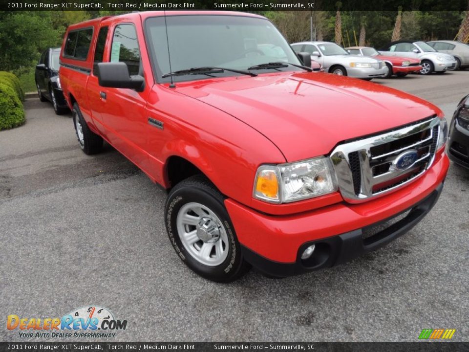 Front 3/4 View of 2011 Ford Ranger XLT SuperCab Photo #1