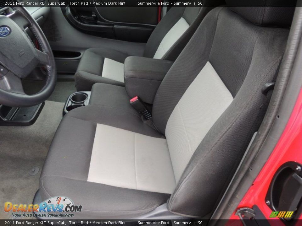 Front Seat of 2011 Ford Ranger XLT SuperCab Photo #4