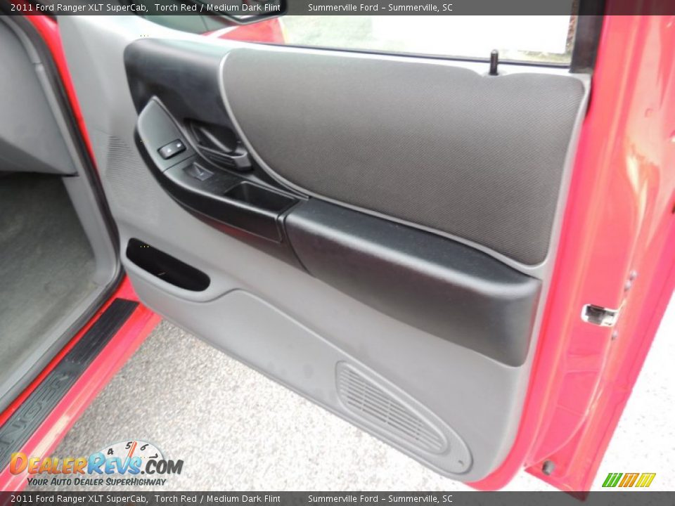 2011 Ford Ranger XLT SuperCab Torch Red / Medium Dark Flint Photo #8