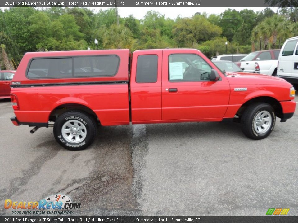 Torch Red 2011 Ford Ranger XLT SuperCab Photo #9