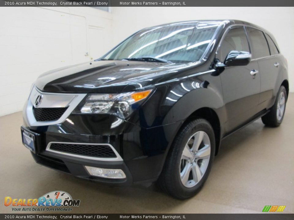 2010 Acura MDX Technology Crystal Black Pearl / Ebony Photo #3