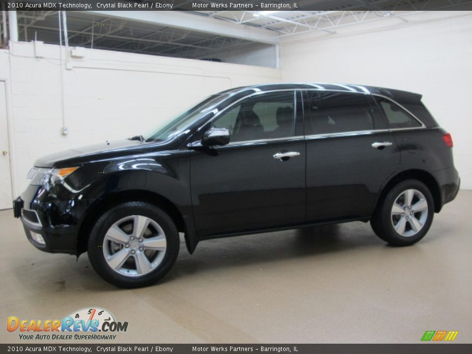 2010 Acura MDX Technology Crystal Black Pearl / Ebony Photo #4