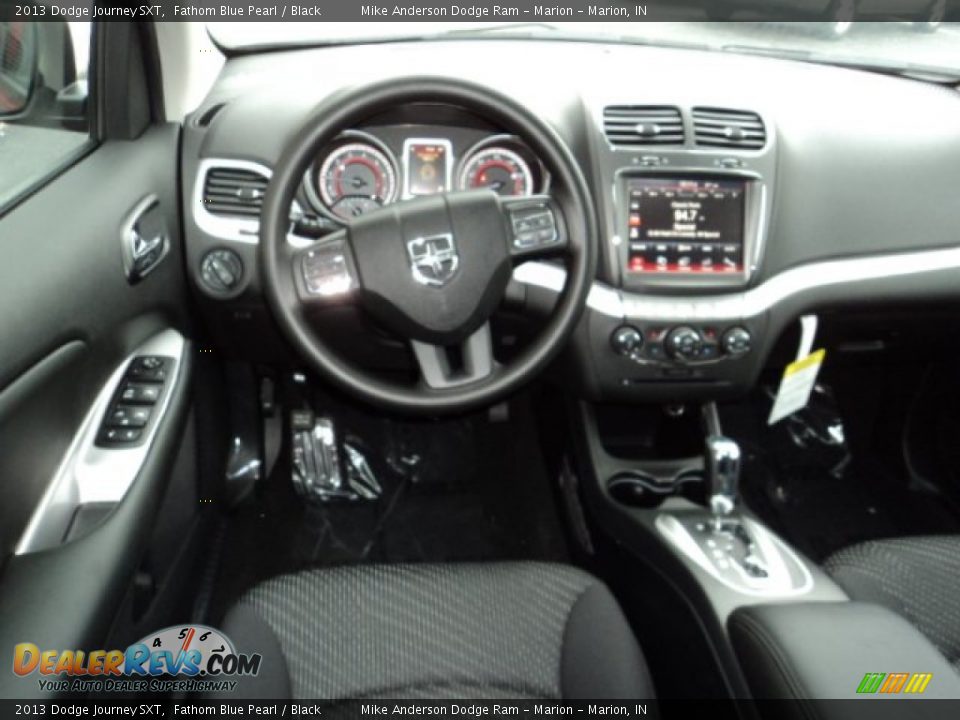 2013 Dodge Journey SXT Fathom Blue Pearl / Black Photo #4