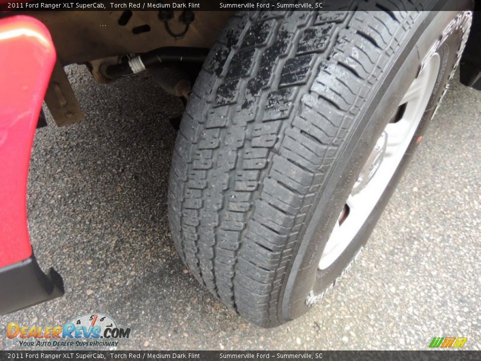 2011 Ford Ranger XLT SuperCab Torch Red / Medium Dark Flint Photo #15