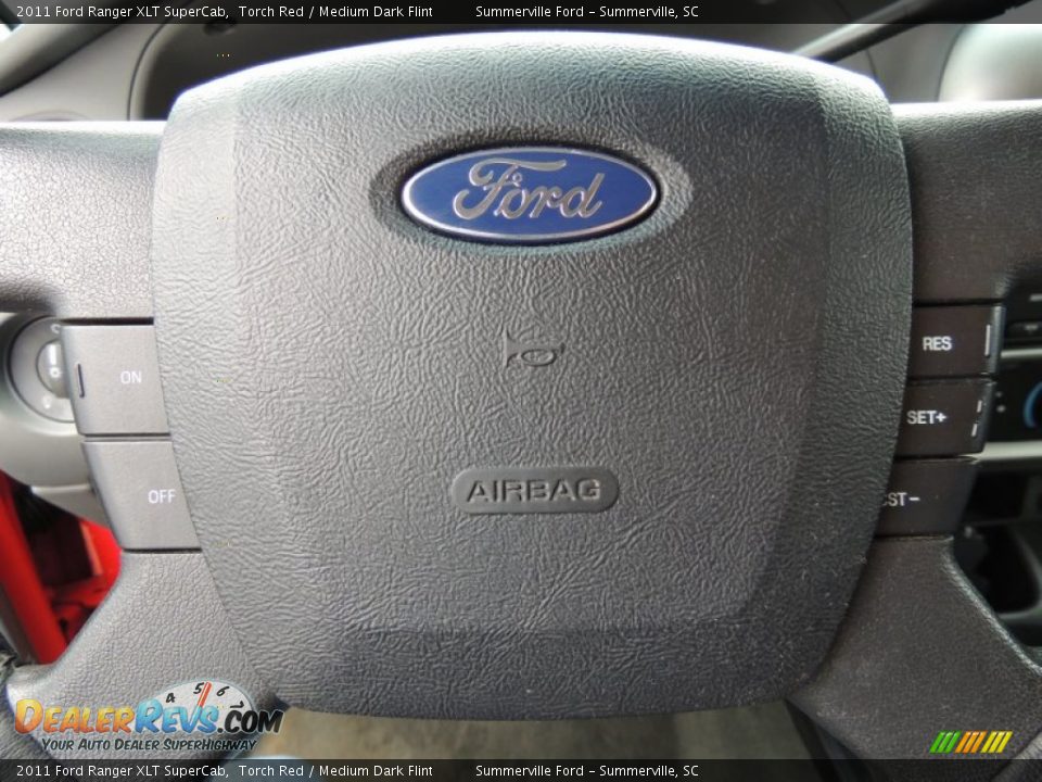 2011 Ford Ranger XLT SuperCab Torch Red / Medium Dark Flint Photo #18