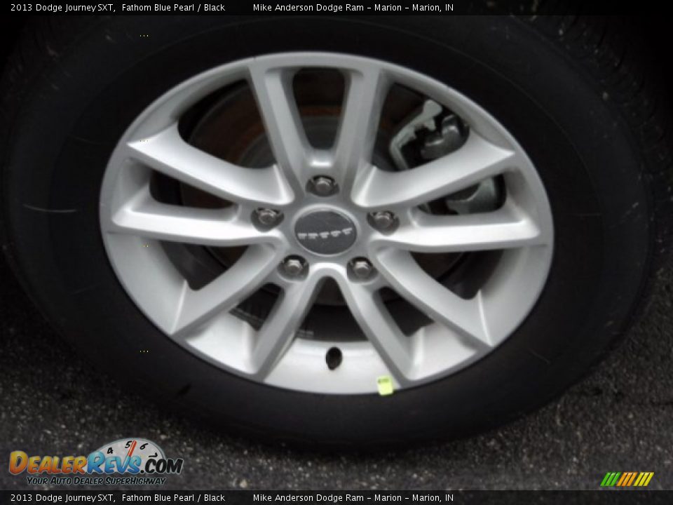 2013 Dodge Journey SXT Fathom Blue Pearl / Black Photo #10