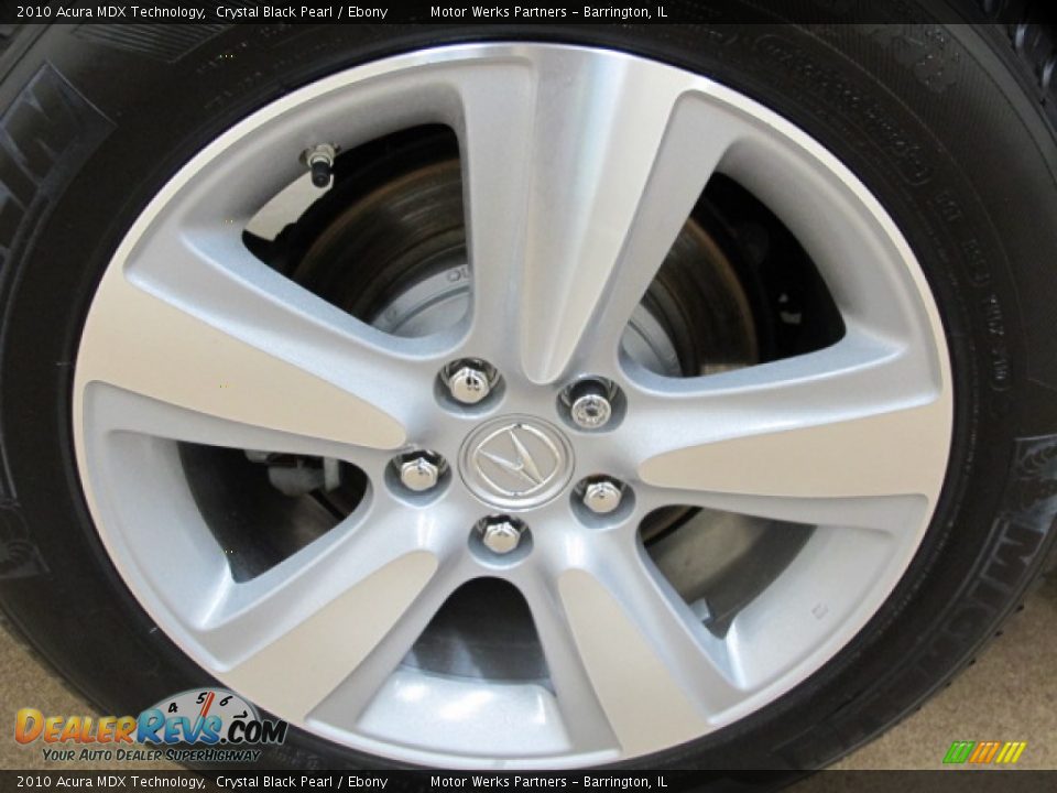 2010 Acura MDX Technology Crystal Black Pearl / Ebony Photo #11