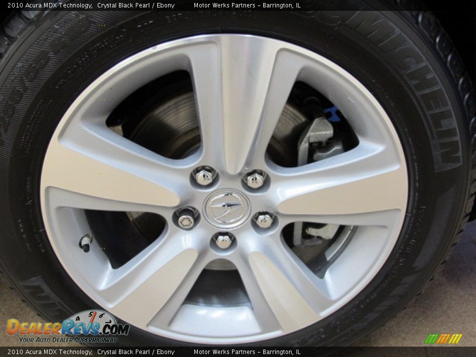 2010 Acura MDX Technology Crystal Black Pearl / Ebony Photo #12