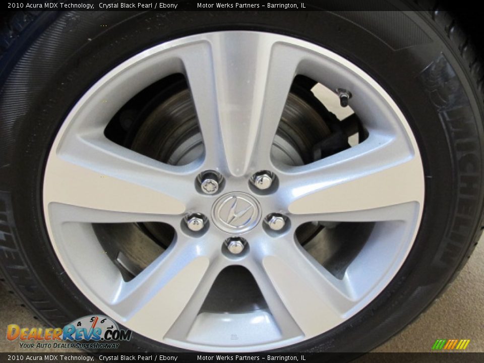 2010 Acura MDX Technology Crystal Black Pearl / Ebony Photo #14