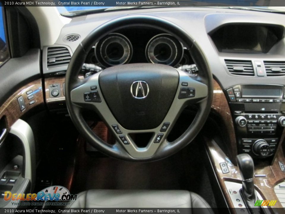 2010 Acura MDX Technology Crystal Black Pearl / Ebony Photo #23
