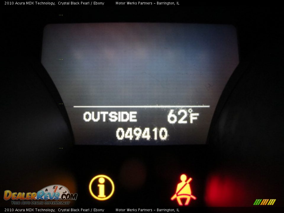 2010 Acura MDX Technology Crystal Black Pearl / Ebony Photo #26