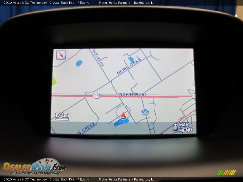 2010 Acura MDX Technology Crystal Black Pearl / Ebony Photo #28