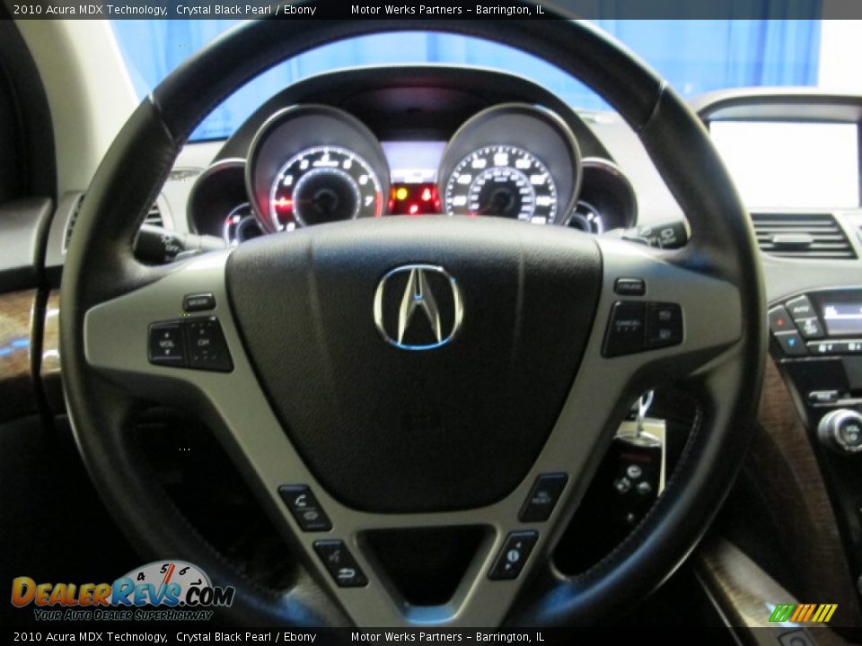 2010 Acura MDX Technology Crystal Black Pearl / Ebony Photo #31