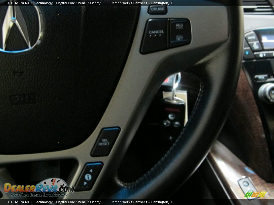 2010 Acura MDX Technology Crystal Black Pearl / Ebony Photo #32