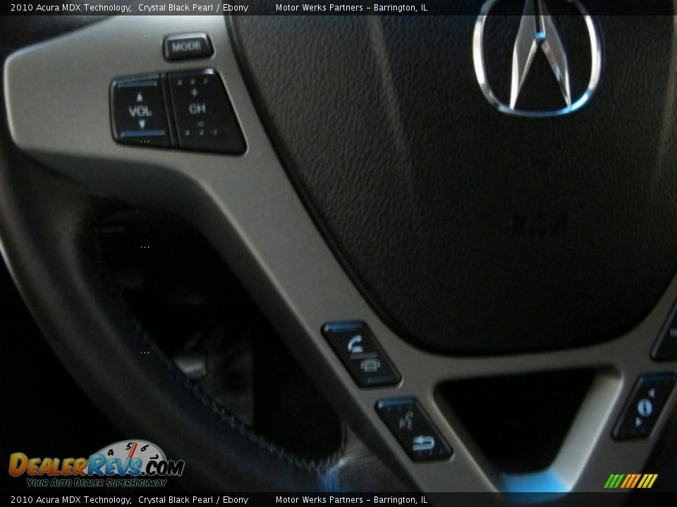 2010 Acura MDX Technology Crystal Black Pearl / Ebony Photo #33