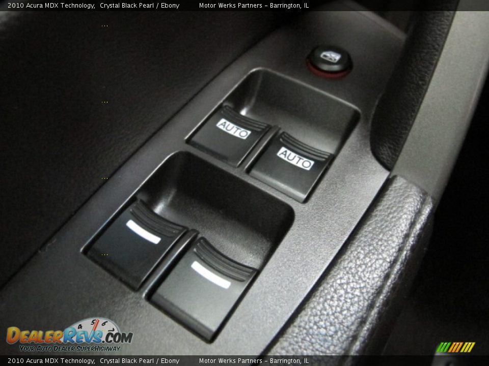 2010 Acura MDX Technology Crystal Black Pearl / Ebony Photo #35