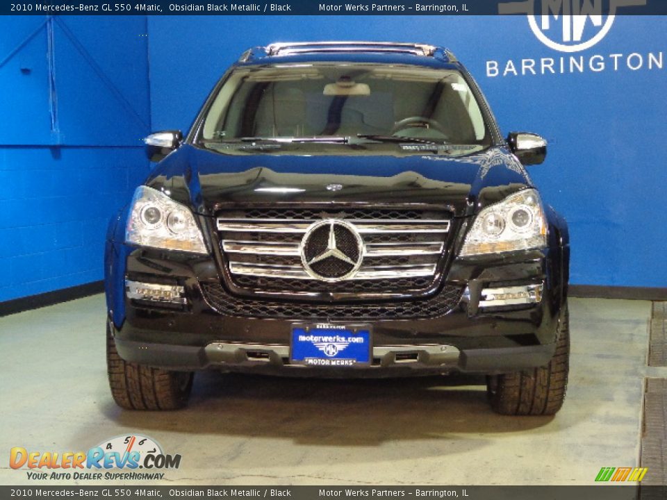 2010 Mercedes-Benz GL 550 4Matic Obsidian Black Metallic / Black Photo #2