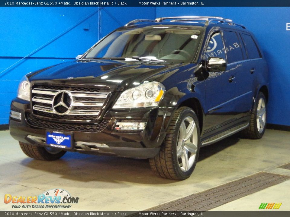 2010 Mercedes-Benz GL 550 4Matic Obsidian Black Metallic / Black Photo #3