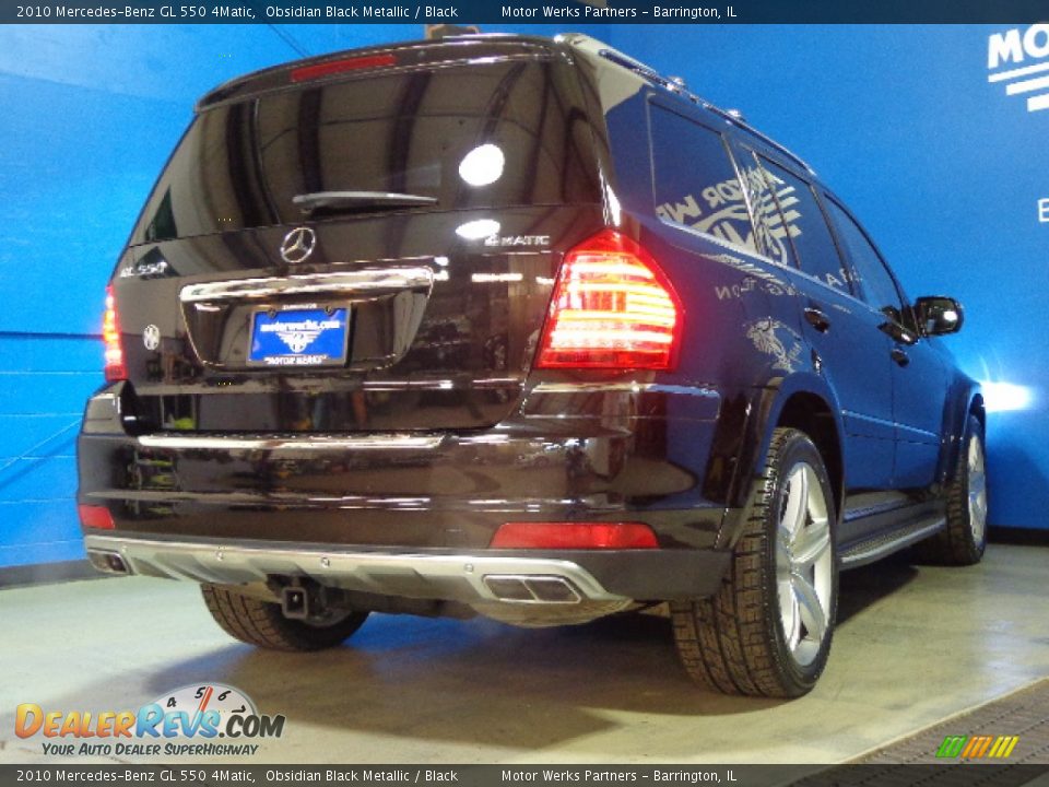 2010 Mercedes-Benz GL 550 4Matic Obsidian Black Metallic / Black Photo #6