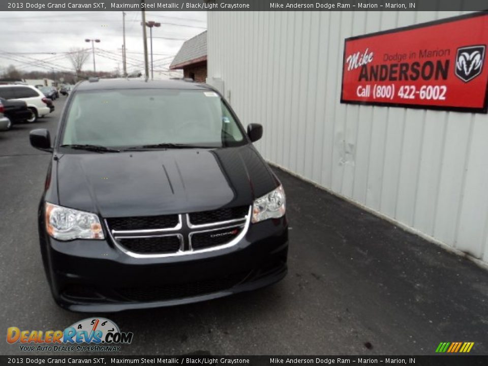2013 Dodge Grand Caravan SXT Maximum Steel Metallic / Black/Light Graystone Photo #1