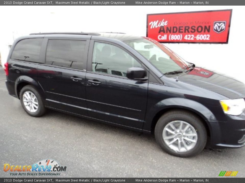 2013 Dodge Grand Caravan SXT Maximum Steel Metallic / Black/Light Graystone Photo #2
