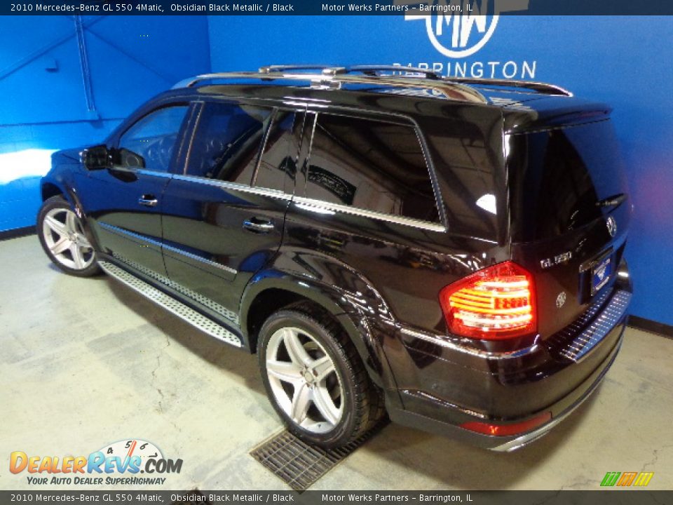 2010 Mercedes-Benz GL 550 4Matic Obsidian Black Metallic / Black Photo #8