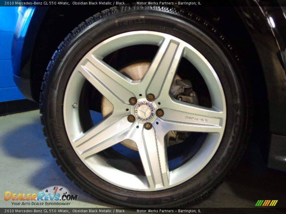 2010 Mercedes-Benz GL 550 4Matic Obsidian Black Metallic / Black Photo #9