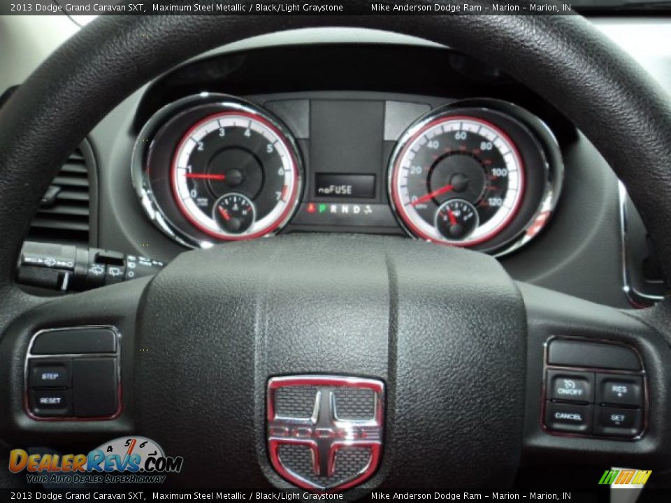 2013 Dodge Grand Caravan SXT Maximum Steel Metallic / Black/Light Graystone Photo #7