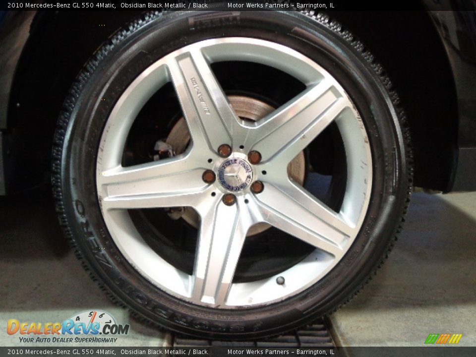 2010 Mercedes-Benz GL 550 4Matic Obsidian Black Metallic / Black Photo #11
