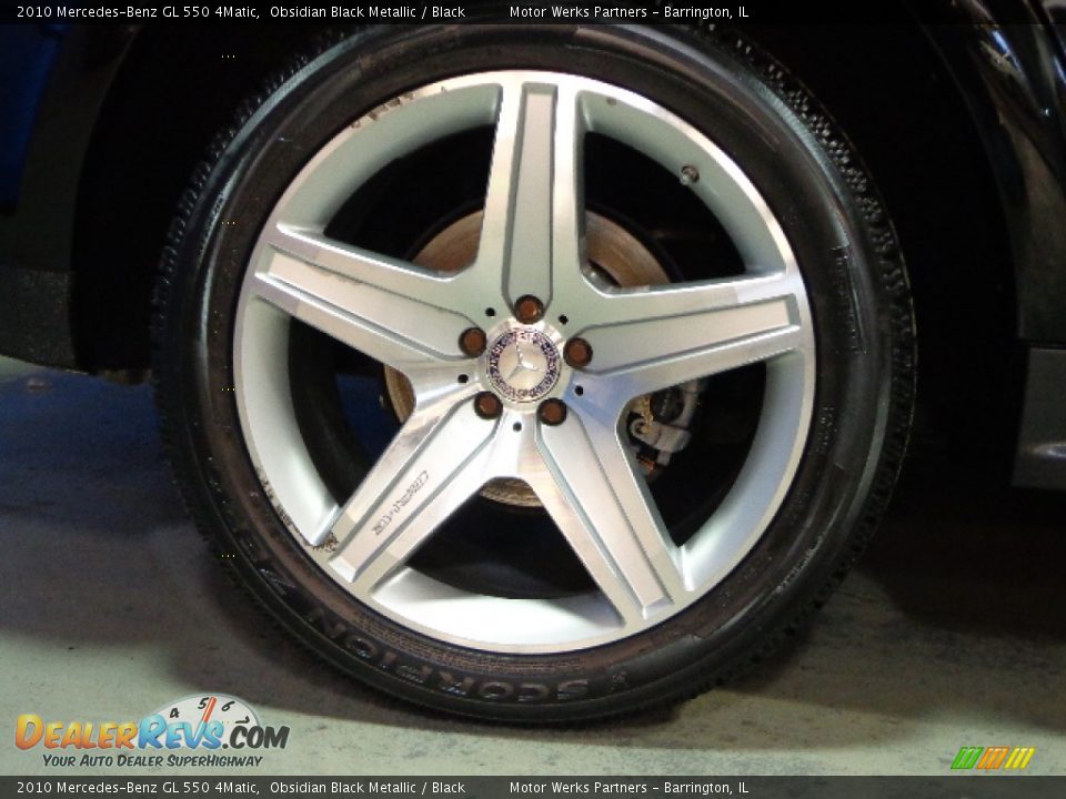 2010 Mercedes-Benz GL 550 4Matic Obsidian Black Metallic / Black Photo #12