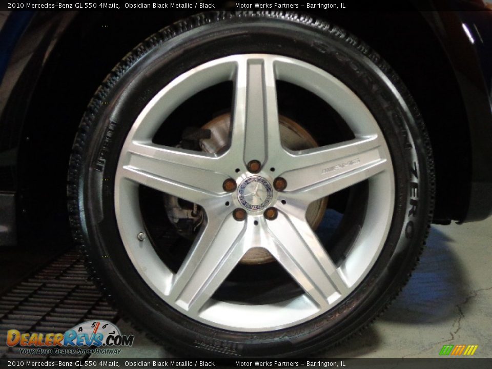 2010 Mercedes-Benz GL 550 4Matic Obsidian Black Metallic / Black Photo #13