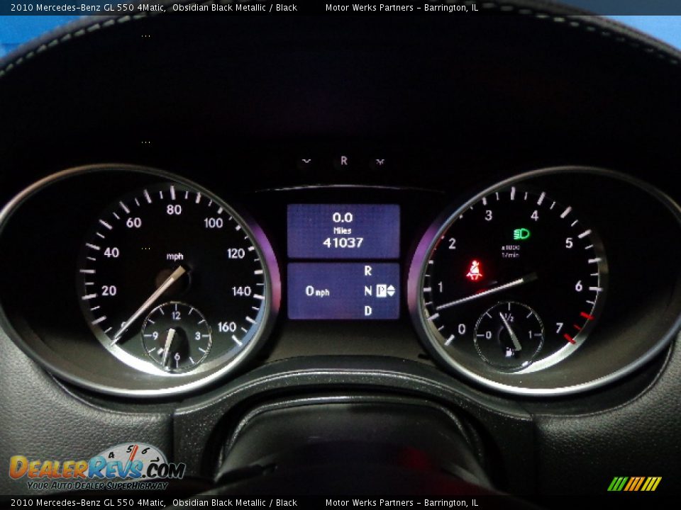 2010 Mercedes-Benz GL 550 4Matic Obsidian Black Metallic / Black Photo #14
