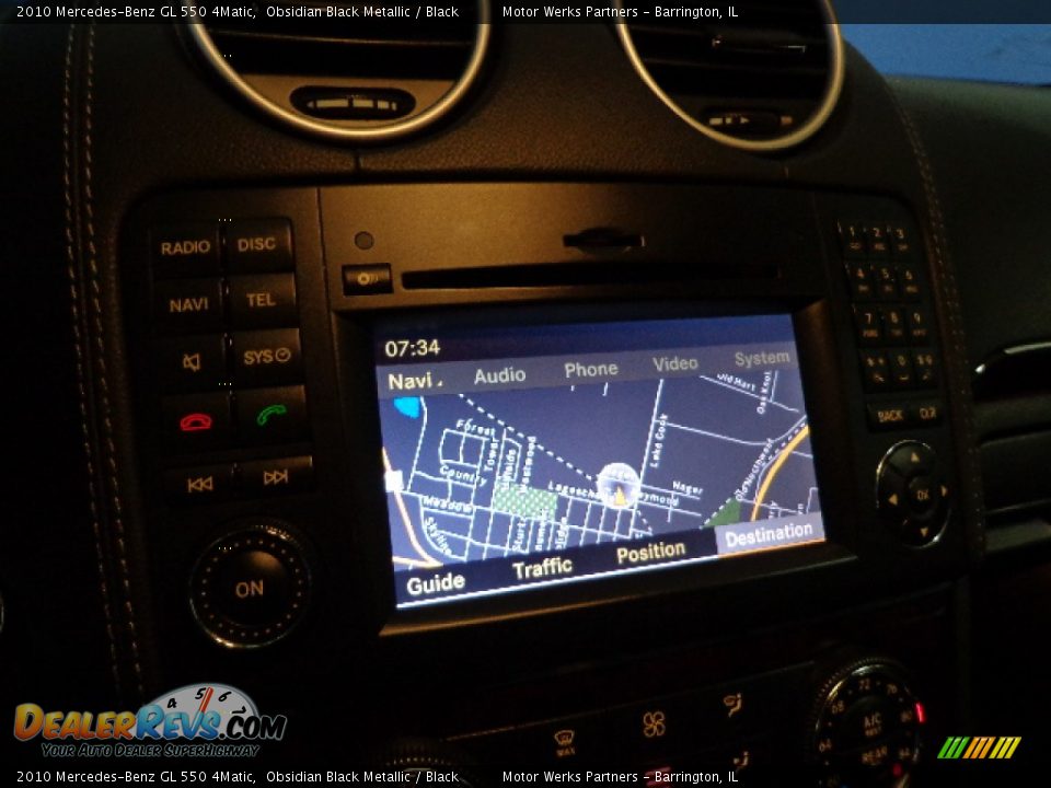 2010 Mercedes-Benz GL 550 4Matic Obsidian Black Metallic / Black Photo #15