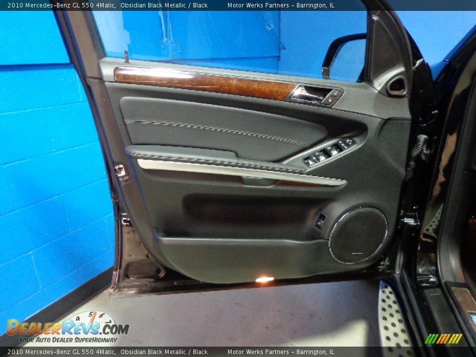 2010 Mercedes-Benz GL 550 4Matic Obsidian Black Metallic / Black Photo #18