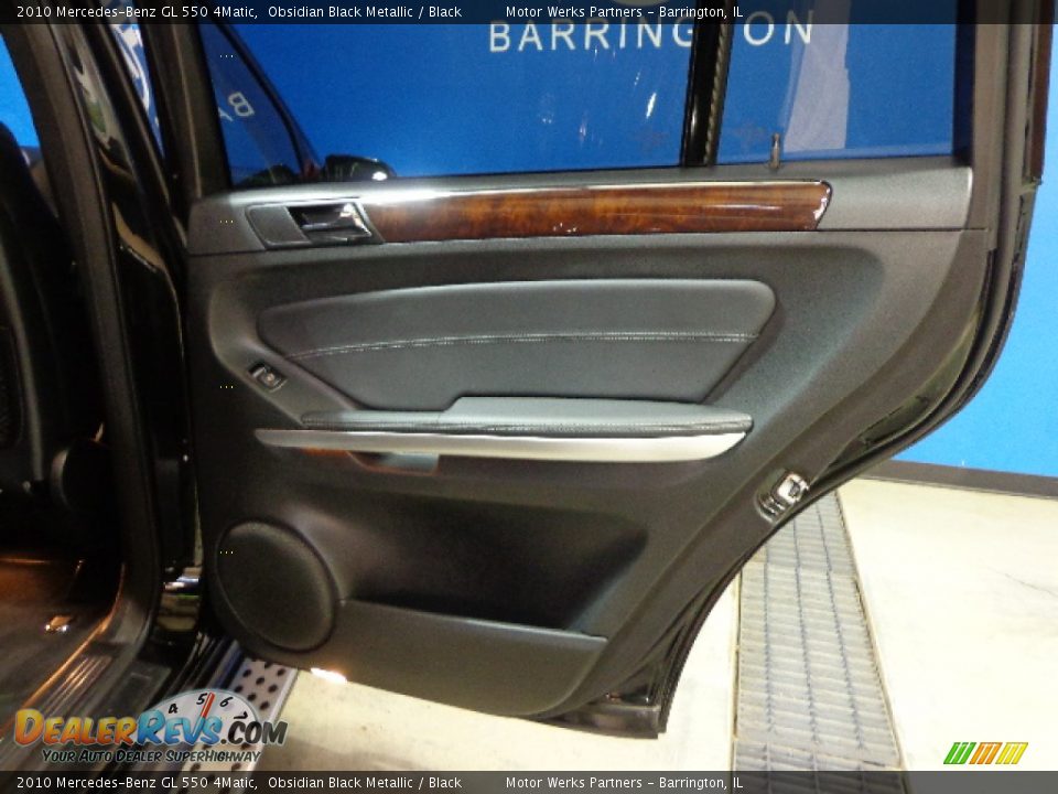 2010 Mercedes-Benz GL 550 4Matic Obsidian Black Metallic / Black Photo #22