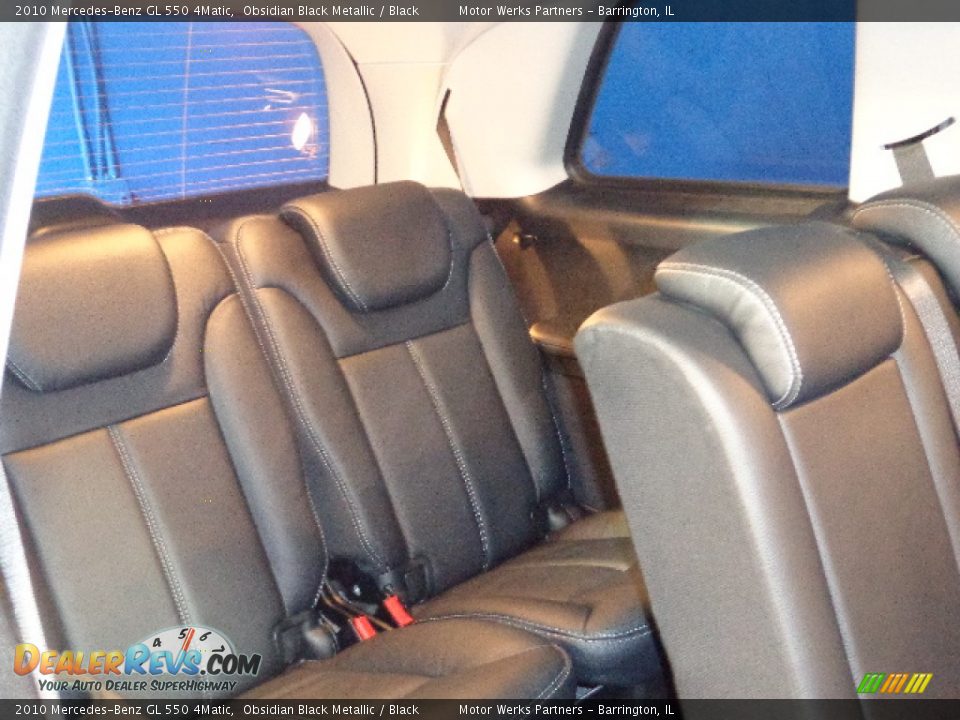 2010 Mercedes-Benz GL 550 4Matic Obsidian Black Metallic / Black Photo #24