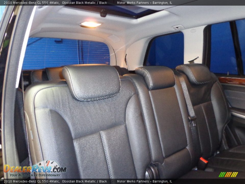 2010 Mercedes-Benz GL 550 4Matic Obsidian Black Metallic / Black Photo #26