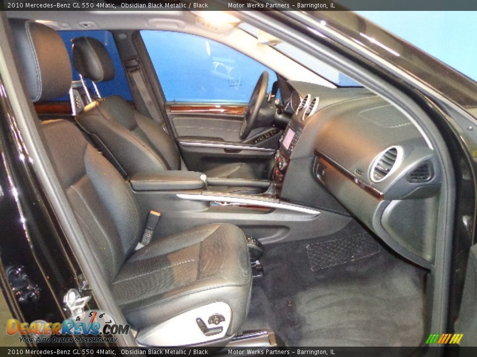 2010 Mercedes-Benz GL 550 4Matic Obsidian Black Metallic / Black Photo #27